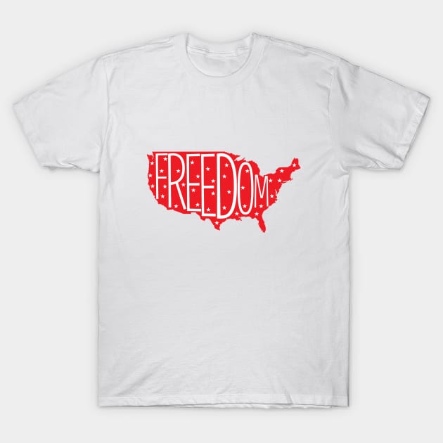 Freedom States T-Shirt by whantz1165